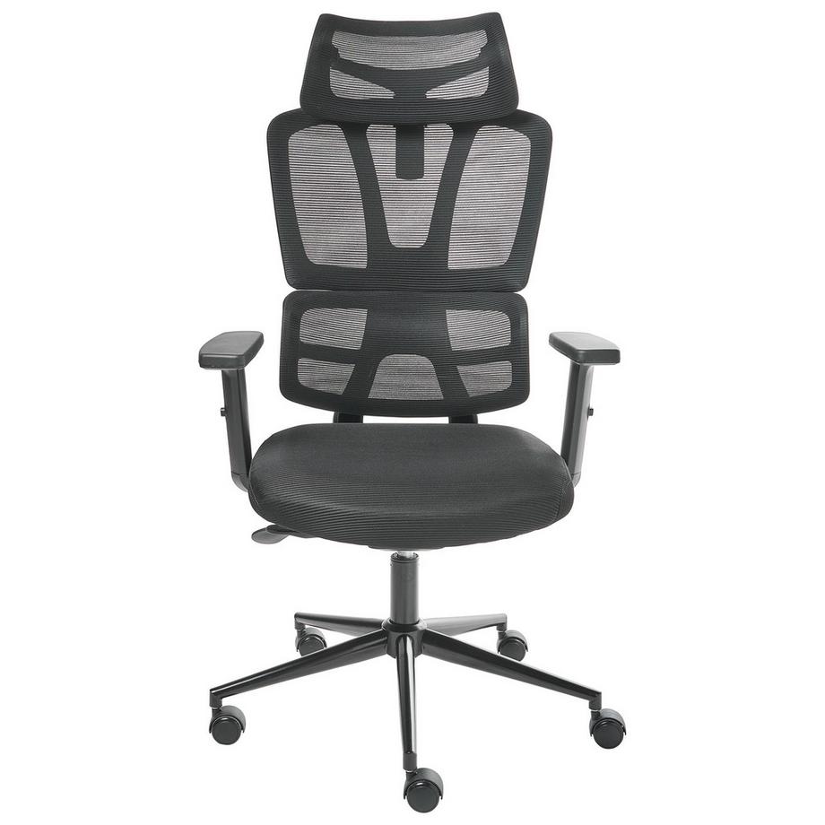 Beliani Poltrona da scrivania en Tessuto a rete  OMEGA  