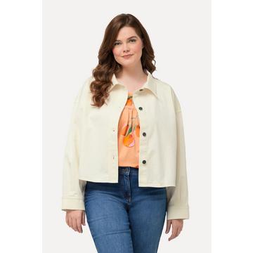 Veste en jean à col de chemise. Coton bio