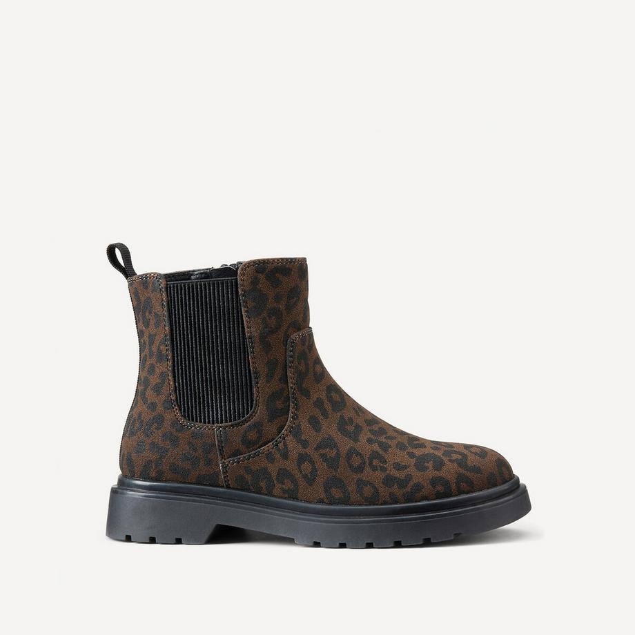 La Redoute Collections Bottines Chelsea Imprimé Léopard  