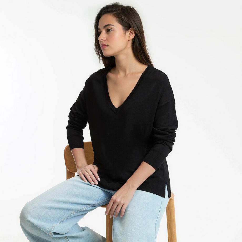 La Redoute Collections Pullover scollo a V  