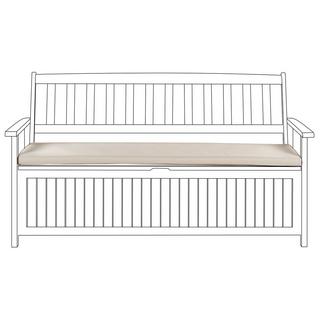 Beliani Coussin de banquette en Polyester Scandinave SOVANA  