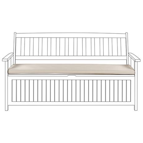 Beliani Coussin de banquette en Polyester Scandinave SOVANA  