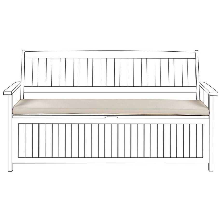 Beliani Cuscino per sedile a panca en Poliestere Scandinavo SOVANA  