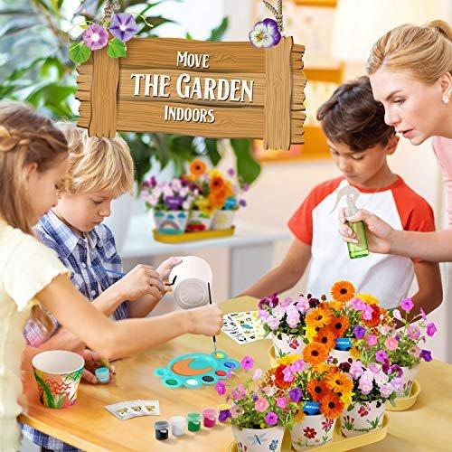 Activity-board  Malerei Garten Wachsende Set Pflanzen Bonsai-Pflanzen Wachsende Kinder Set Experimentierkasten 