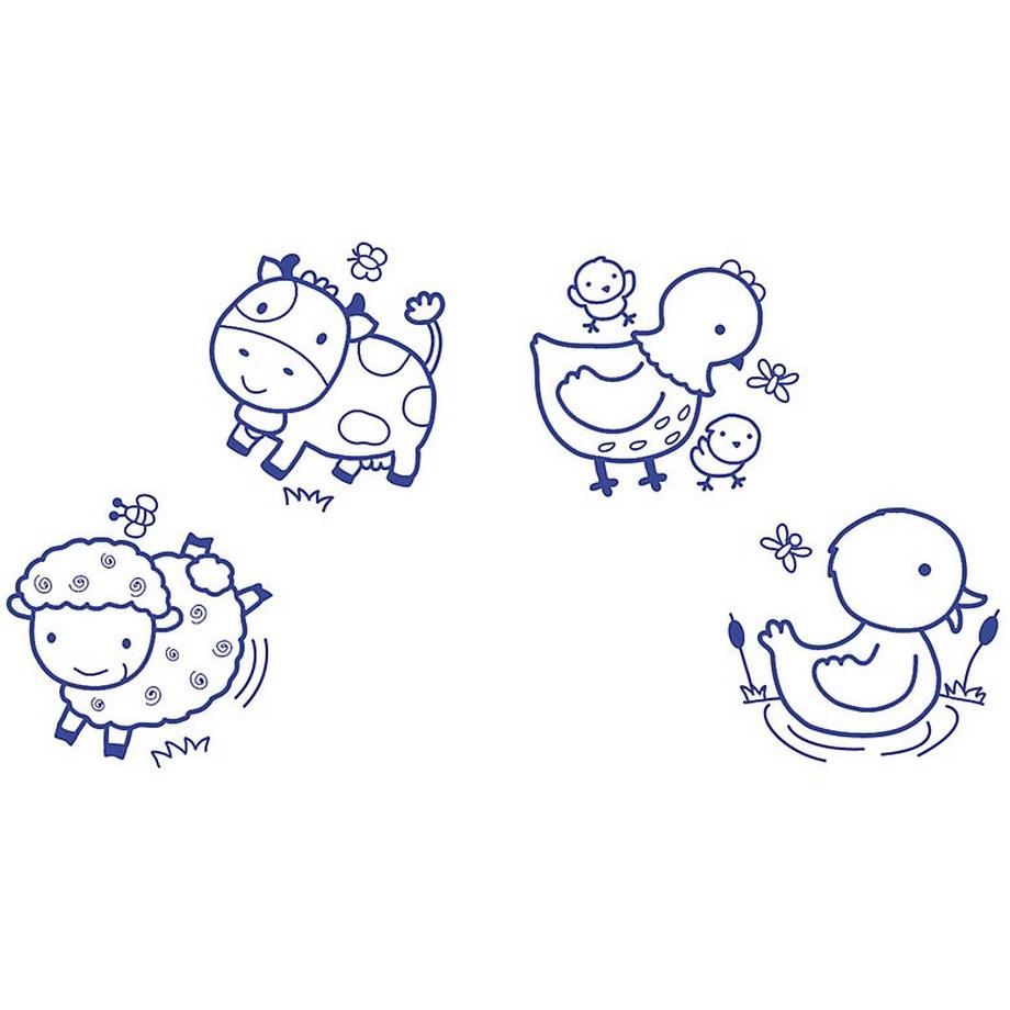 Aladine Stampo Baby Bauernhof (4Stempel)  