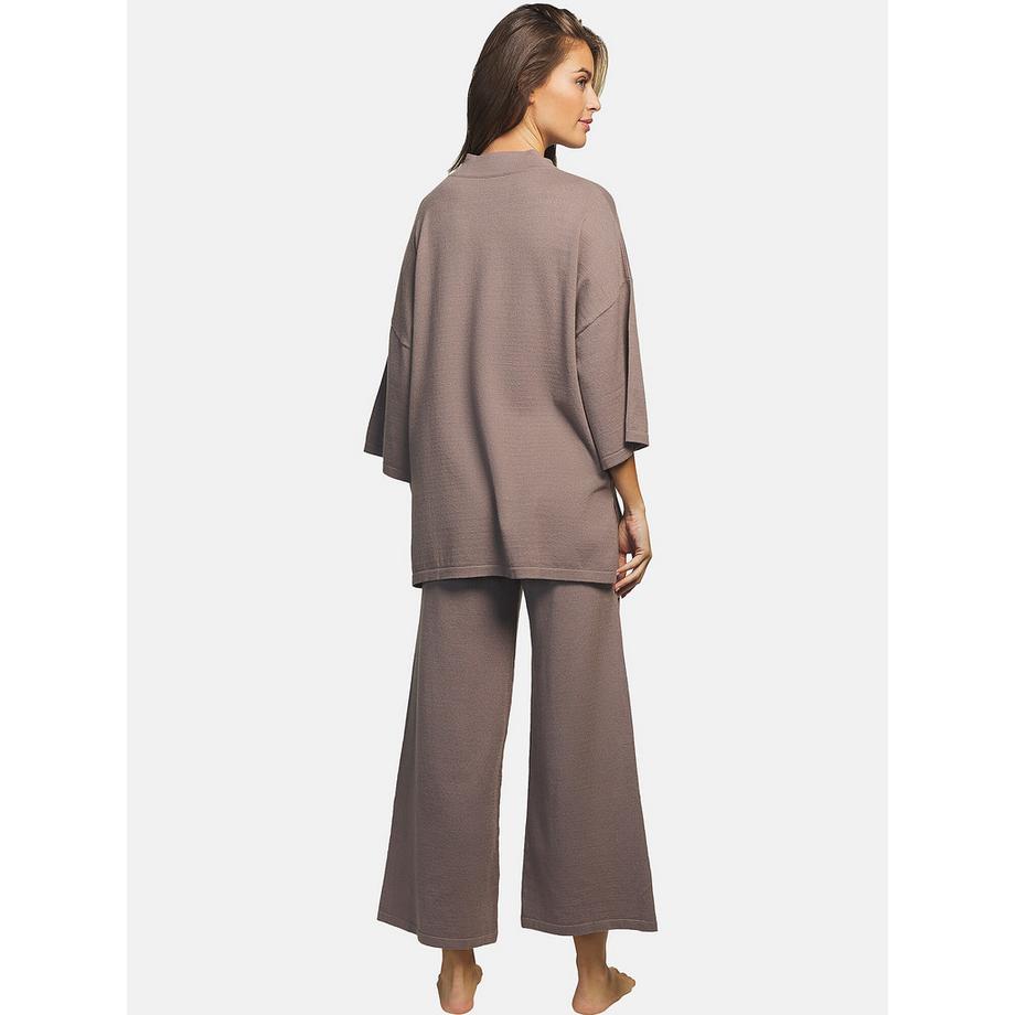 Selmark Tricot Tunique Pantalon Large Tenue Détente  