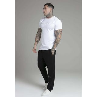 Sik Silk  T-Shirt Logo T-Shirt in White 