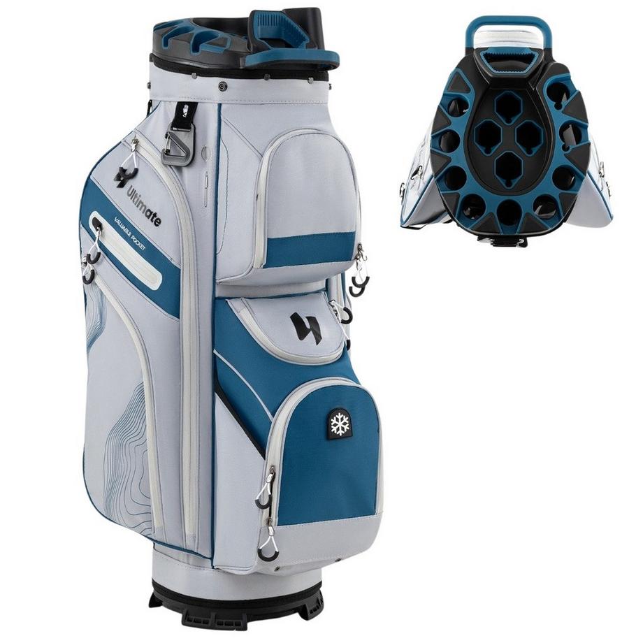 Sac de chariot de golf, séparateur à 14 compartiments