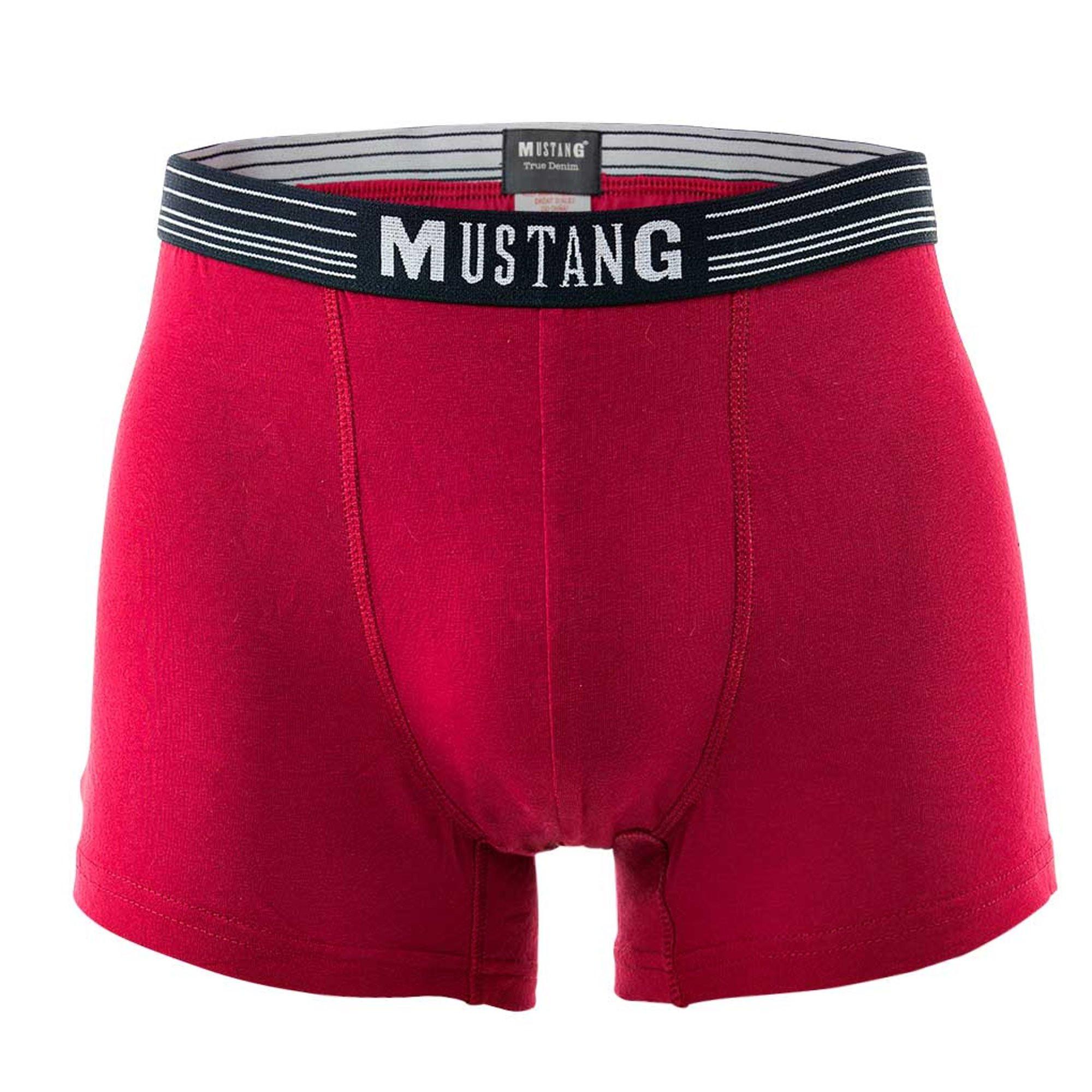 Mustang  Boxer Uomini Confezione da 3 Stretch-Retroshorts True Denim 3er Pack 