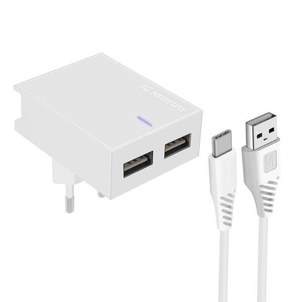 SWISSTEN  USB-Ladegerät + USB-C Kabel Swissten 