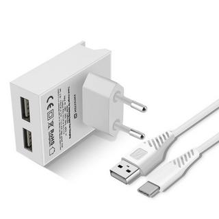 SWISSTEN  USB-Ladegerät + USB-C Kabel Swissten 