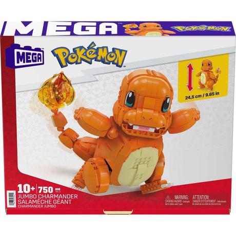 Mega Construx  Pokémon Jumbo Glumanda (750Teile) 