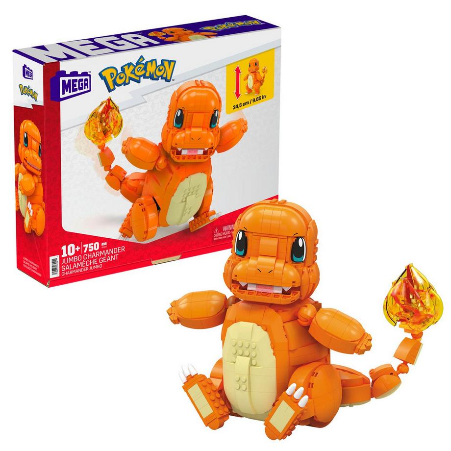 Mega Construx  Pokémon Jumbo Glumanda (750Teile) 