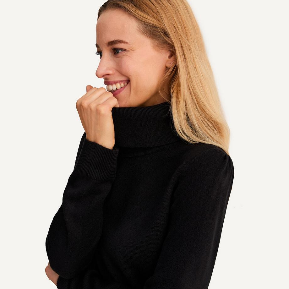 La Redoute Collections Pull col boule Soft Touch  