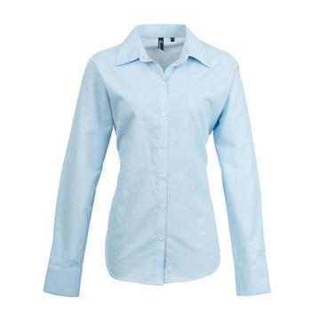 OxfordBluse Bluse Arbeitshemd, langärmlig