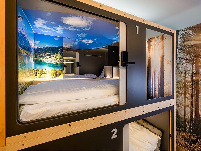 Smartbox  Un originale soggiorno di 1 notte in una Swiss Capsule™ a Basilea per 2 persone - Cofanetto regalo 