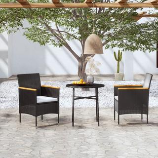 VidaXL Garten essgruppe poly-rattan  