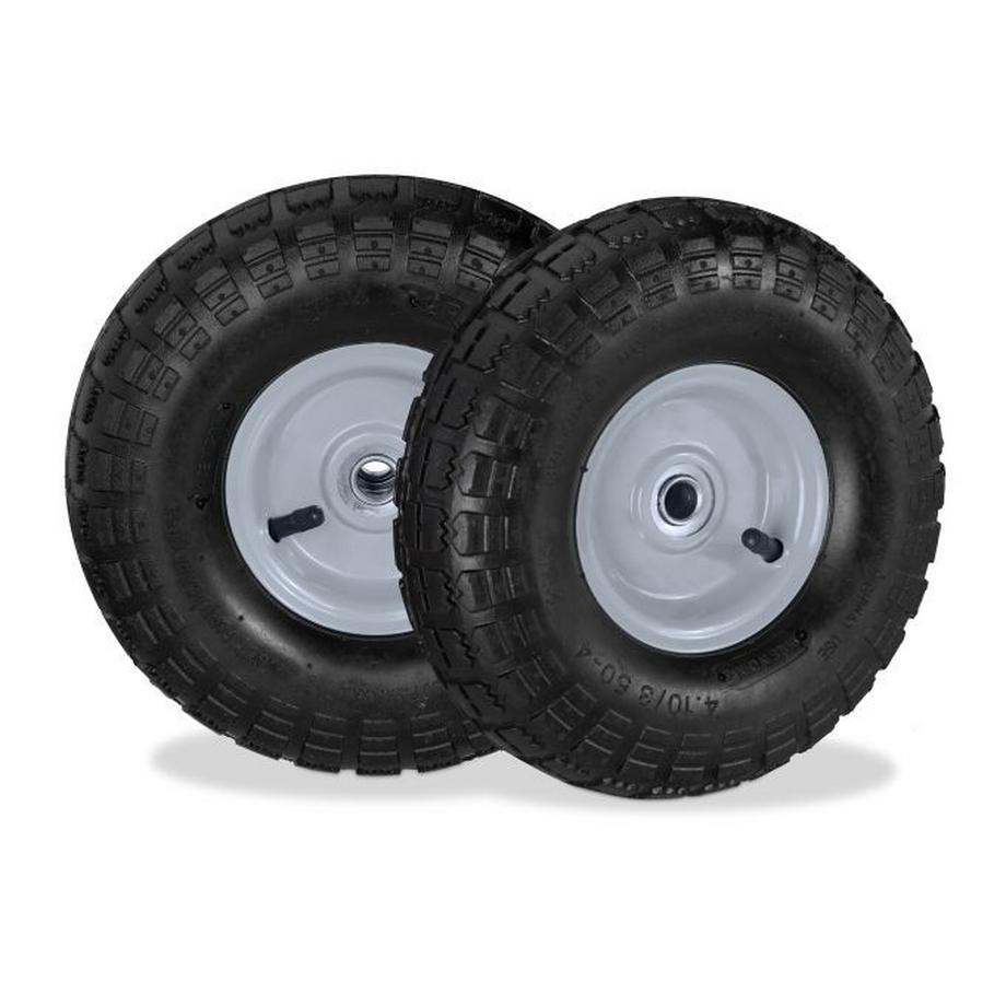 B2X  Ensemble de roues de camion à bagages avec 2 jantes en acier 