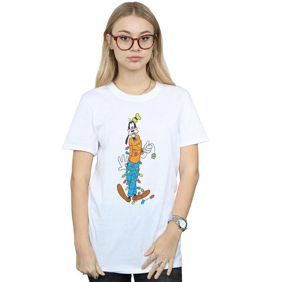 Disney Goofy Christmas Lights T-Shirt  