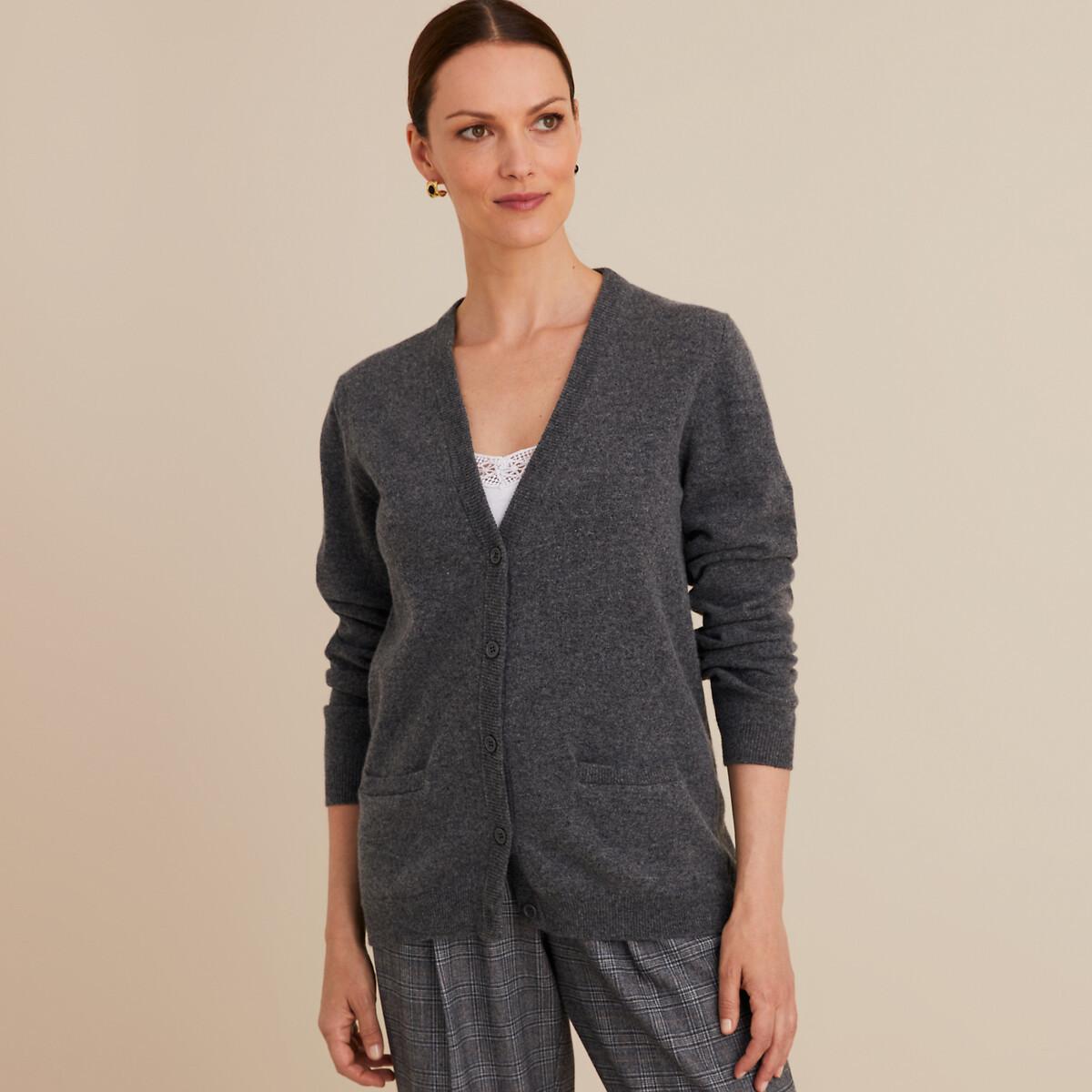 La Redoute Collections  Cardigan mit Knopfverschluss 