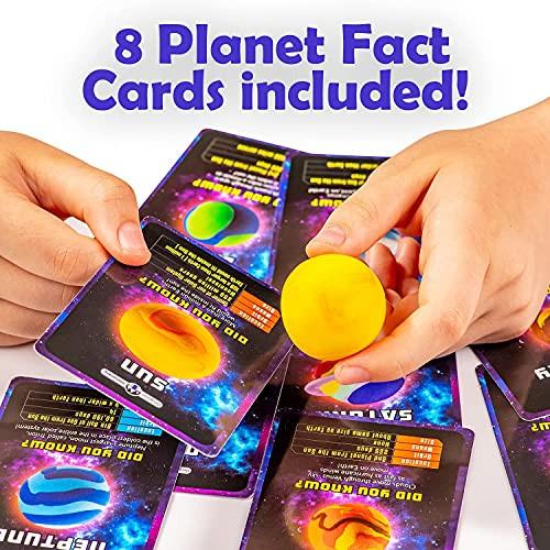 Activity-board  Mini Galaxy 3D Solar System Knetmasse-Set, 10 Beutel selbsttrocknende Knetmasse für Kinder zum Selbermachen eines beweglichen Sonnensystems 