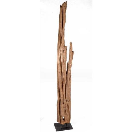 mutoni Sculpture en bois flotté Tekka nature 30x200  