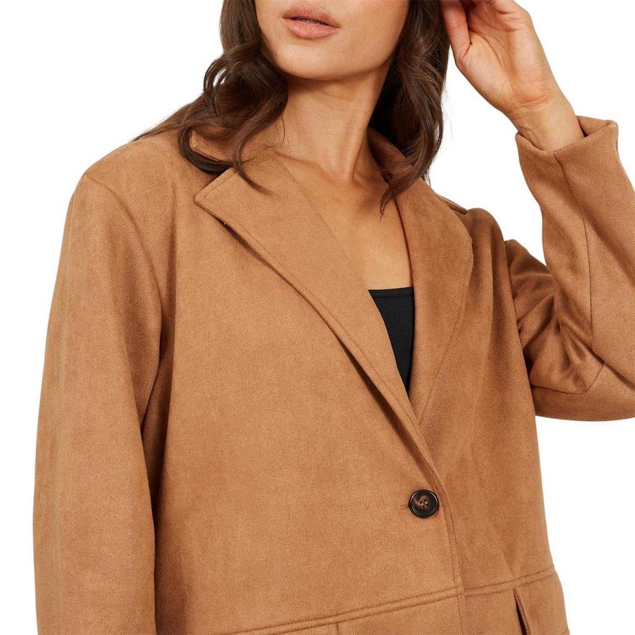 Brave Soul Blazer Camoscio Sintetico Coupe Ample  