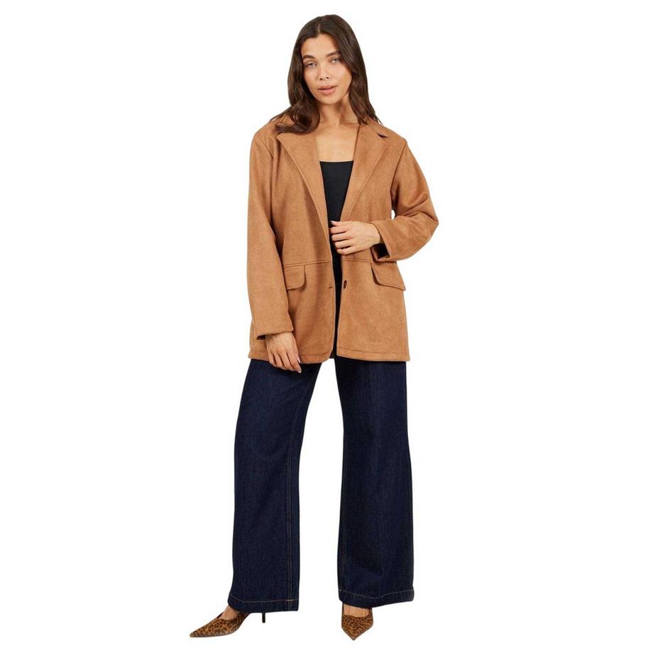 Brave Soul Blazer Camoscio Sintetico Coupe Ample  