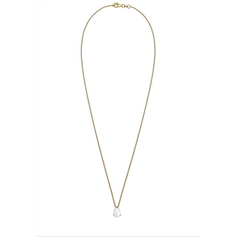 Elli  Collier Femmes Pendentif Goutte Élégant Avec Pierre De Lune 