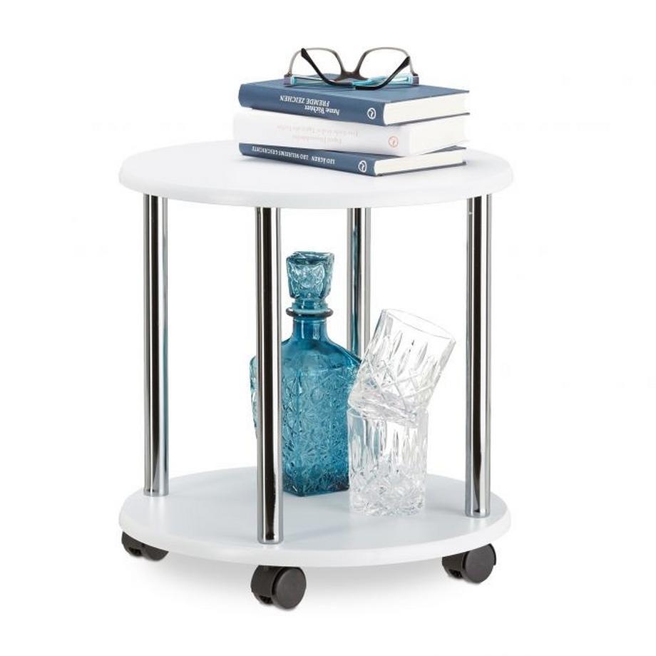 Beistelltisch rollbar 2 Ebenen