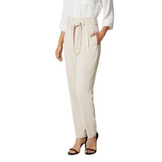 Principles Pantaloni Vita Alta Vestibilità Affusolata con Cintura da Annodare  