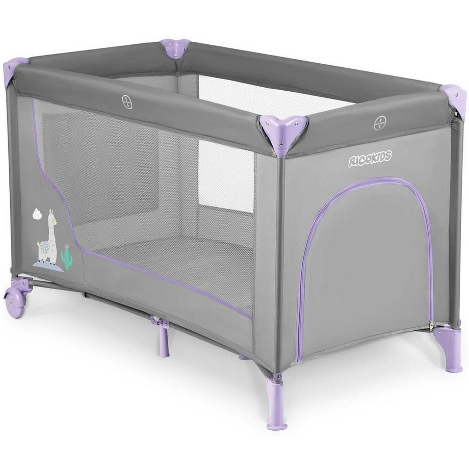 B2X  Reisebett für Kinder 125 x 65 x 78 cm RK-240/lavendel 
