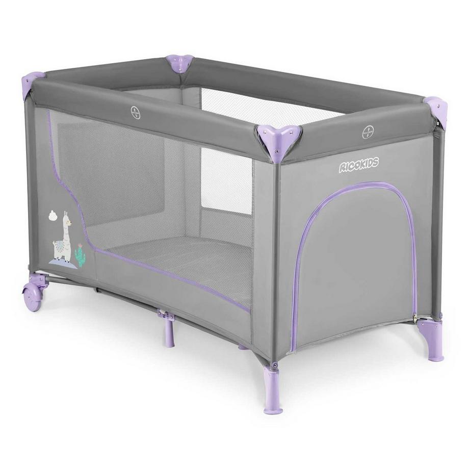 B2X  Reisebett für Kinder 125 x 65 x 78 cm RK-240/lavendel 