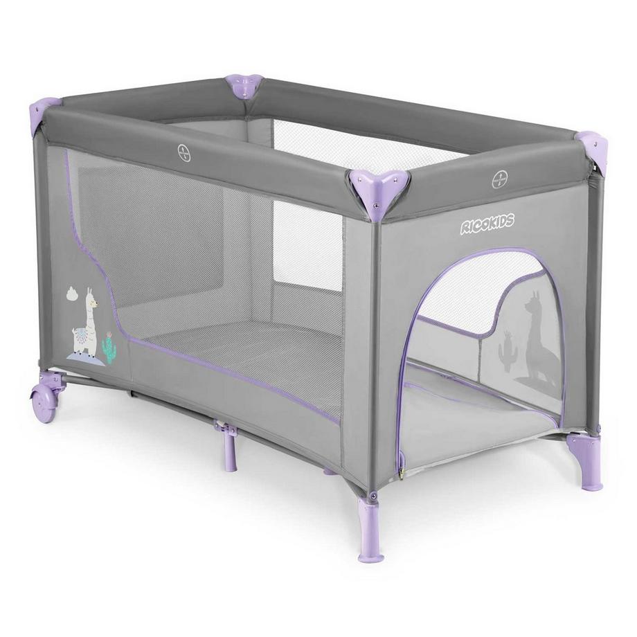 B2X  Reisebett für Kinder 125 x 65 x 78 cm RK-240/lavendel 