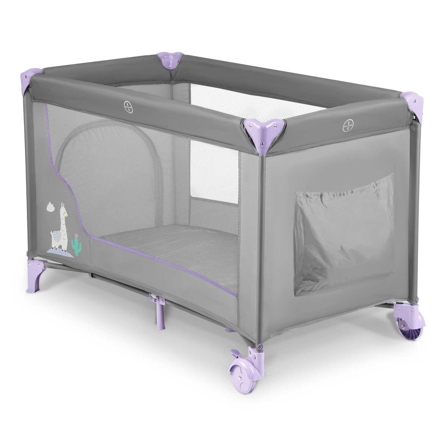 B2X  Reisebett für Kinder 125 x 65 x 78 cm RK-240/lavendel 