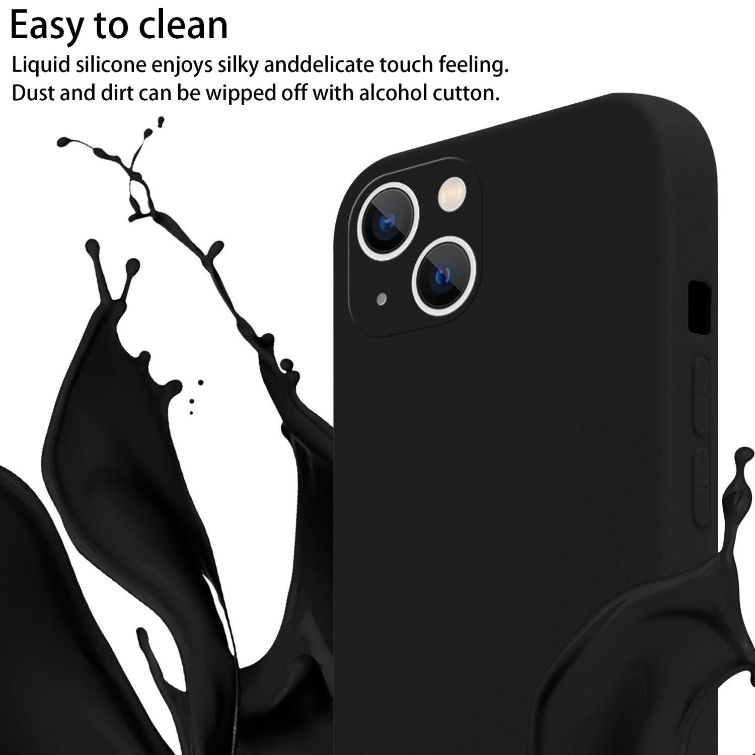 Cadorabo  Chaîne de téléphone portable compatible avec Apple iPhone 14 PLUS - Coque de protection en silicone avec cordelette réglable 