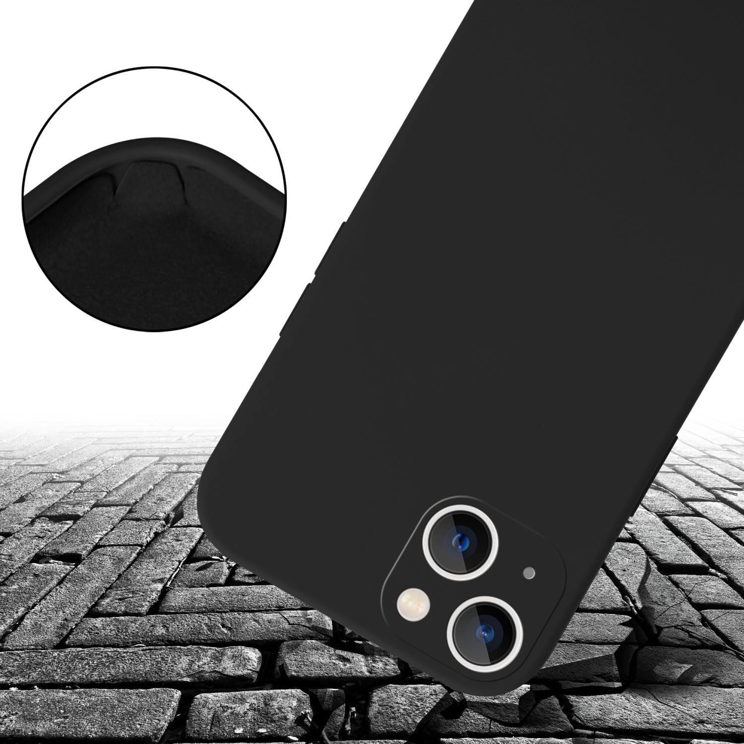 Cadorabo  Chaîne de téléphone portable compatible avec Apple iPhone 14 PLUS - Coque de protection en silicone avec cordelette réglable 