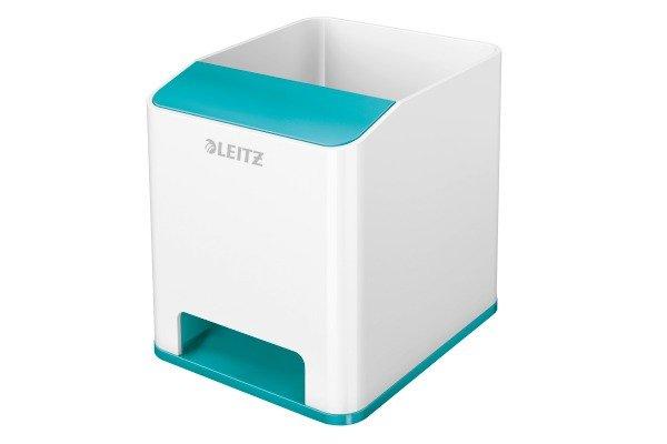 Leitz LEITZ Sound Stifteköcher WOW 5363-10-51 weiss/eisblau  