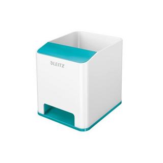 Leitz LEITZ Sound Stifteköcher WOW 5363-10-51 weiss/eisblau  