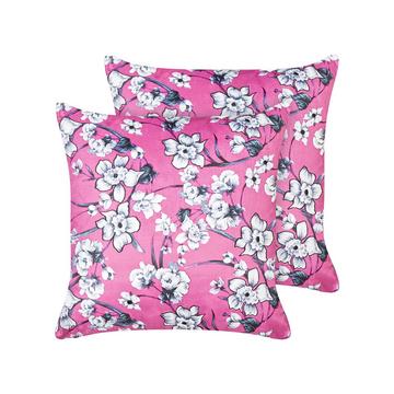 Dekokissen 2er Set aus Samtstoff Modern KOELERIA