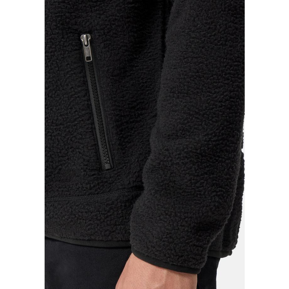 CASH-MERE.CH Retro Fleece Jacke Recyceltes Polyester  