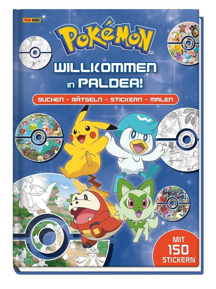 Pokémon: Willkommen in Paldea!: Suchen - Rätseln - Stickern - Malen Pokémon Gebundene Ausgabe 