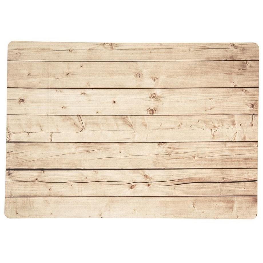 Northix  Kunststoffuntersetzer mit Holzdekor – stilvoller Schutz für Ihren Tisch 