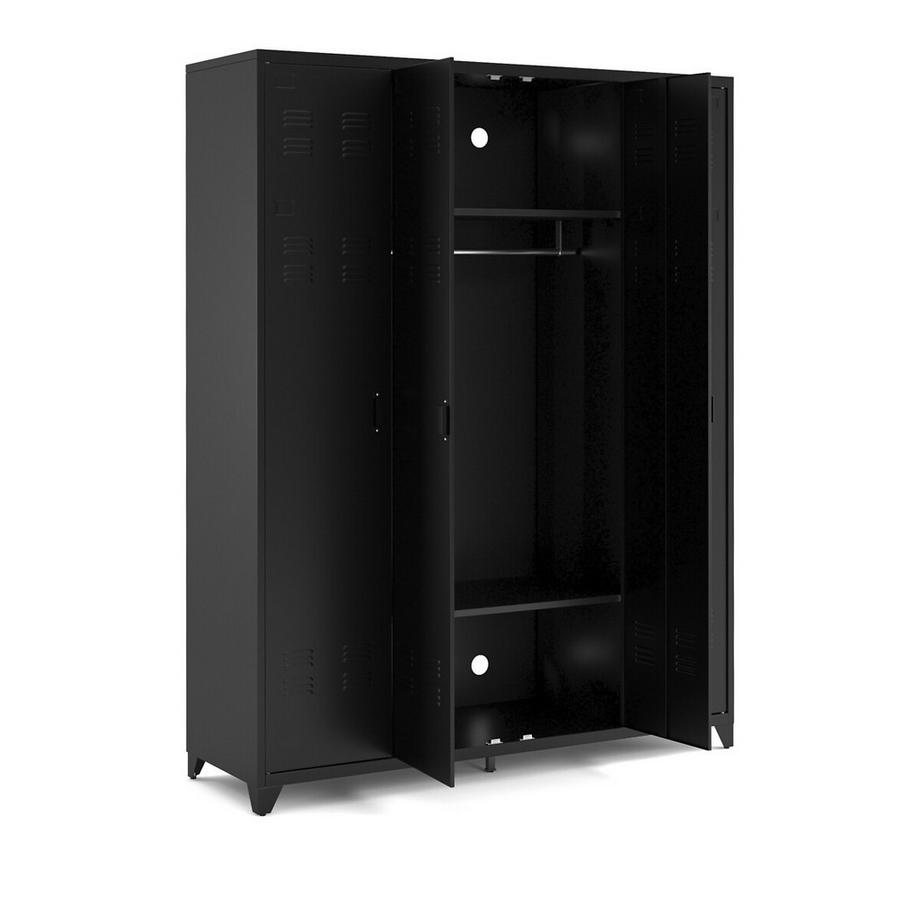 La Redoute Intérieurs Armoire 4 portes en métal acier  