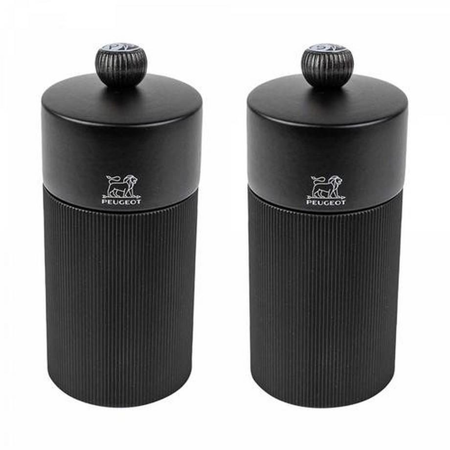 PEUGEOT  Peugeot Set Salz- & Pfeffermühle Schwarz Matt 12cm 
