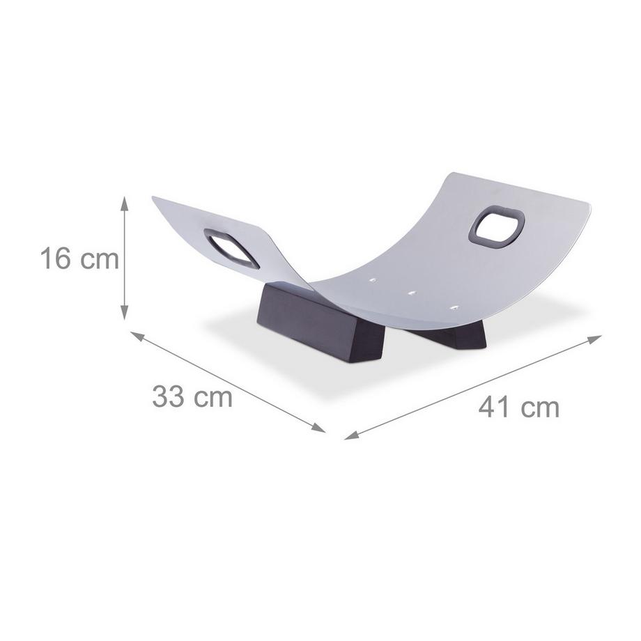 B2X Brennholzkorb aus Edelstahl  