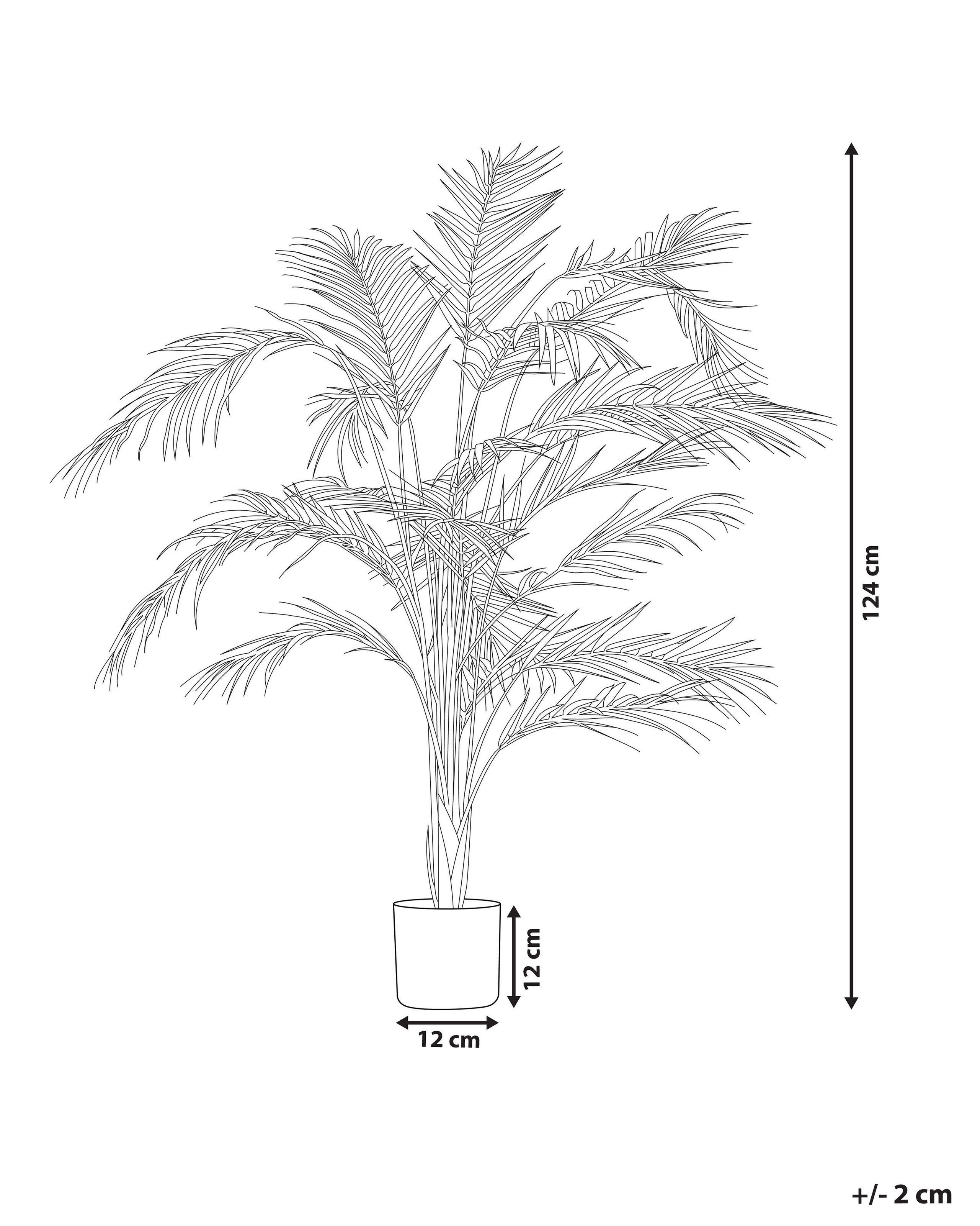 Beliani Plante artificielle en Matière synthétique ARECA PALM  