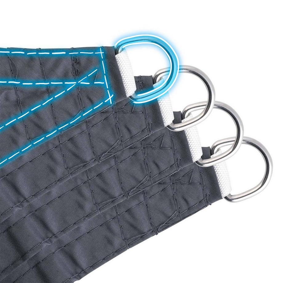 B2X Rechteckiges Sonnensegel 3x4m Plonos PL-885  