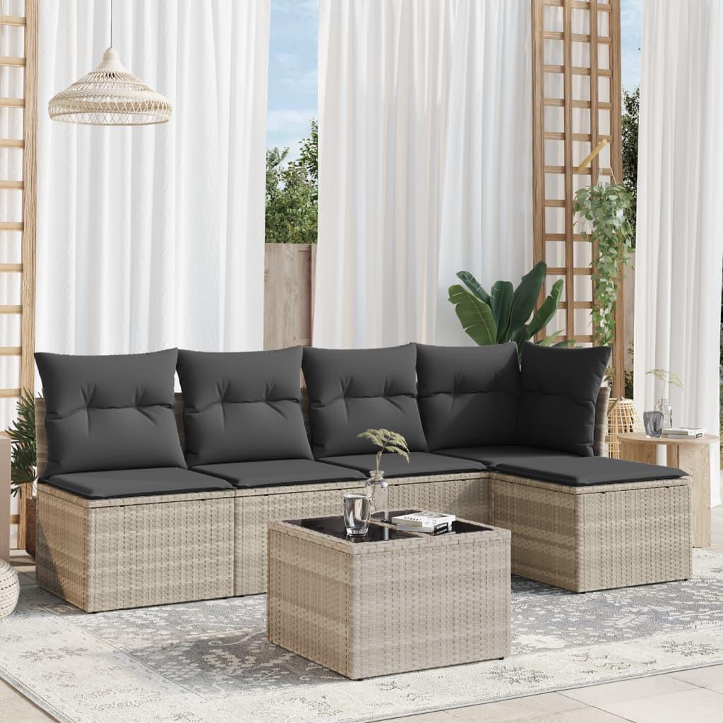 VidaXL Garten sofagarnitur poly-rattan  