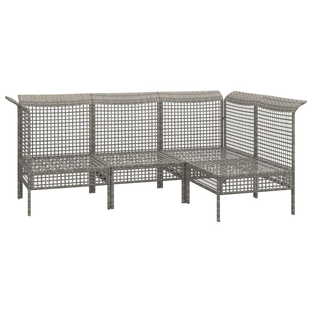 VidaXL Garten lounge set poly-rattan  